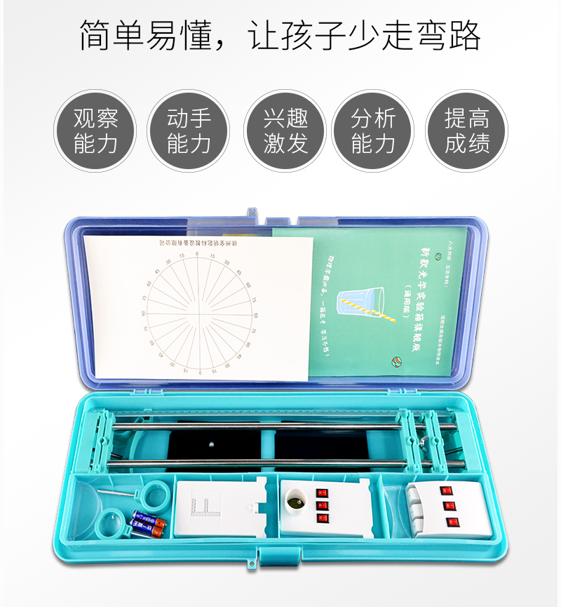 初二光学实验器材 8年级物理光学实验仪器 全套实验箱 教学设备实验盒 第3张