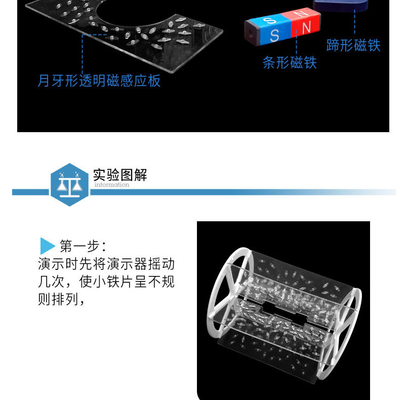 立体磁感线演示器J24004 中学物理电磁学教具 中学生学习磁场方向的最佳器材 第5张