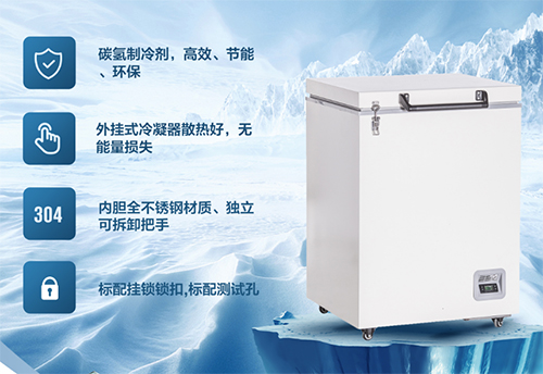 卧式-25度都菱低温箱 喷涂钢板材质 无CFC高密度聚氨酯发泡门 第1张