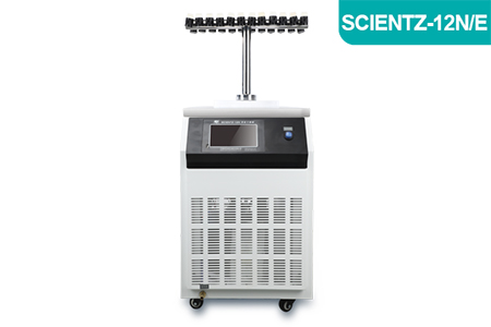SCIENTZ-12N/E安瓿瓶T型架冷冻干燥机 第1张