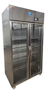 志尔BL-1600/HW1000L双门恒温防爆冰箱 360度均匀制冷 第1张