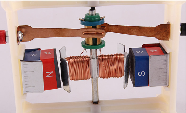 小型电动机模型J2418 中学物理电磁学教学仪器 可拆卸 学生DIY电能机械能转换演示器 第1张