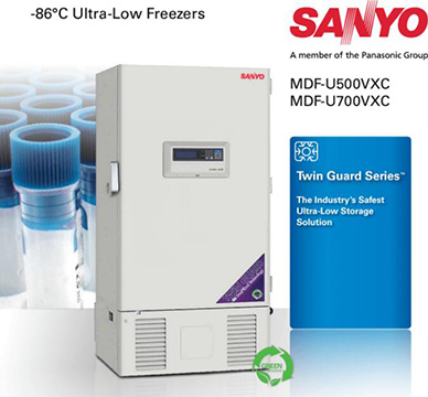 SANYO -86℃ MDF-U700VXC 冰箱  -50 至 -86°C 温度范围 应用范围广  第1张